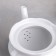 Porcelain kettle "Lingerie", 800 ml, white color