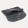 Key on the button, length 13.5 cm, ring, black color