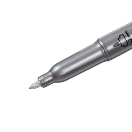 1-3 mm Brauberg Art Metallic marker, silver 152439-2