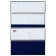 Planing Undetted 64 sheets on the crest IDEAL New, solid cover, artificial leather, block 70 g/m2, blue