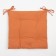 Sitting for chair Ethel Kitchen 42x42 cm, orange color, 100% cotton, sarzha 220 g/m2