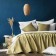 Cover with pillowcases "Jim", size 230x250 cm, green color