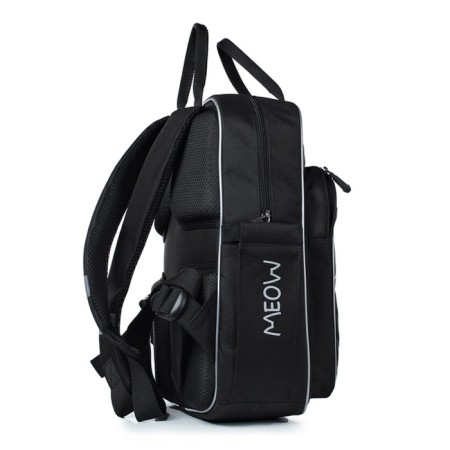 School backpack, synthetic fabric, 300x390x115 cm, black-3
