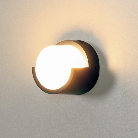 Lamp wall cover Duwi Nuovo 165x165x86mm 6W plastic 3000k IP 54 black black-1