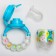 Nibbler for feeding "Elephant", with silicone mesh, blue color, rr m-sink m