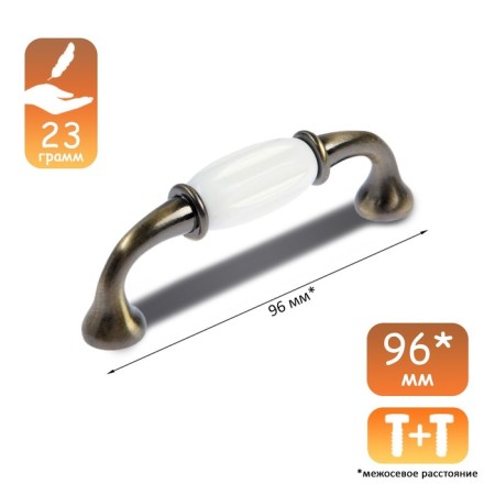 Cappio RSC012, plastic, m/o 96 mm slop, 4-pcs, 4 pcs.-4