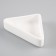 Ceramic bowl for rodents angular 75 ml 9.5 x 6 x 2 cm, white