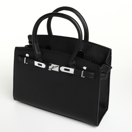 Female bag on a valve, black color-6
