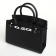 Female bag on a valve, black color