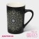 Porcelain shade mug "Mandala", 380 ml, gold pattern