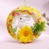 Decorative Easter suspension "Bunny" 2 × 9 × 9 cm