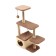 Complex for cats with a claw, collapsible, with a hammock, 33 x 76 x 105 cm, beige