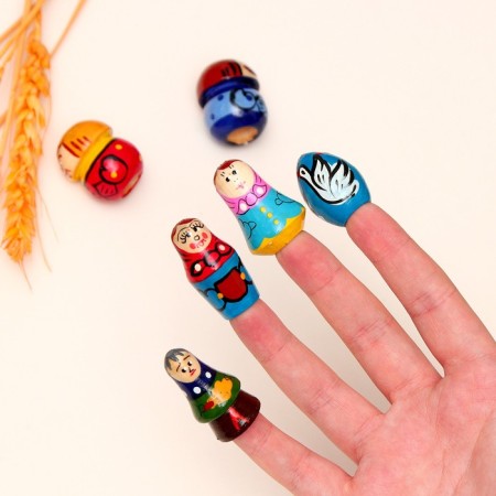 Finger Theater in the case "Geese-Swan"-3