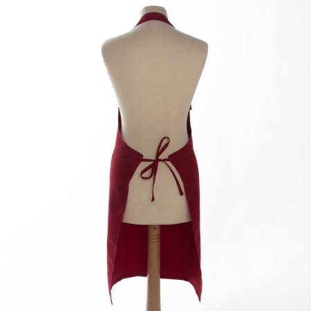 Apron Ethel "Style" color red 70 x80cm, 80% p/e, 20% cotton-5