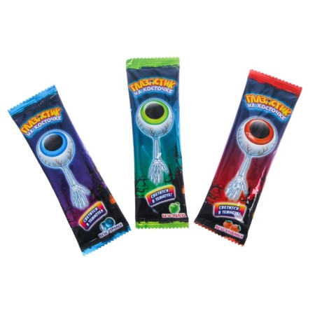Lollice Caramel "Eye -west on a bone", assorted, 10 g-1