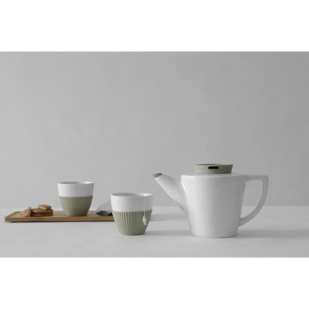 Tea set Viva Scandinavia Infusion, 1.2 l/300 ml, 3 objects, khaki color