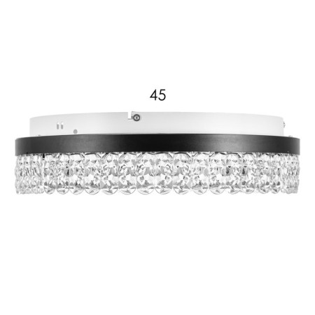 Bahroma chandelier LED 63W 3000-6000K Black gold 50x50x12 SMSM-5