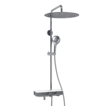 The shower system wasserkraft a113.117.101.ch Thermo, tropical shower, thermostat, chrome