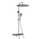 The shower system wasserkraft a113.117.101.ch Thermo, tropical shower, thermostat, chrome