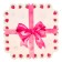 Cookie box, confectionery packaging with PVC lid, “sweets as a gift”, 21 x 21 x 3 cm