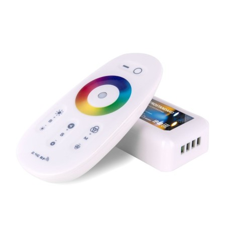 RGB LED tape touch controller with Elektrostandard PDU, white color