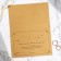Wedding invitation (gold color), 17 x 11 cm.