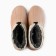 Half -boots insulated women 4x4, beige color, size 36