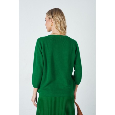 Female jumper Eliseeva Olesya, size 42-44, green color-1