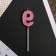 Candle for the cake, number "9", pink.