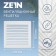 Ventilation grate Zein Lux RM3030, 300 x 300 mm, with a grid, metal, white