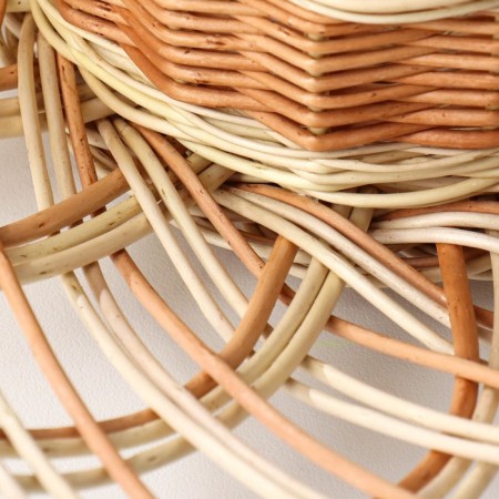 Basket for champagne and fruits, 29 × 43 cm, willow-4