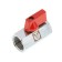 Ball bar Valtec mini, 1/2 "Internal, chrome