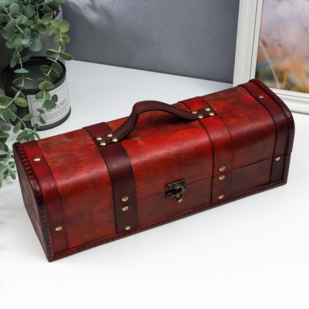 Casket Wood for a bottle "Middle Ages" 11.5x34.5x13 cm