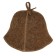 Cap for the bath gray, Russian felt, 100% "our" wool