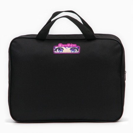 A4 notebook folder on lightning textiles 70mm 350 x 270 “September 1: Anime eyes”-2