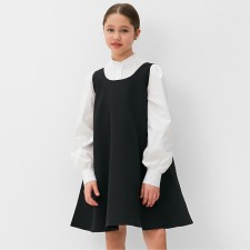 Sundress for Minaku girl, black color, height 128 cm