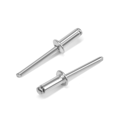 Rolls Exhaust tundra krep, aluminum-old, 50 pcs, 4.8 x 12 mm