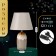 Hand lamp with lampshade Risalux "Scandy", E14, 40 W, 25 × 25 × 40 cm