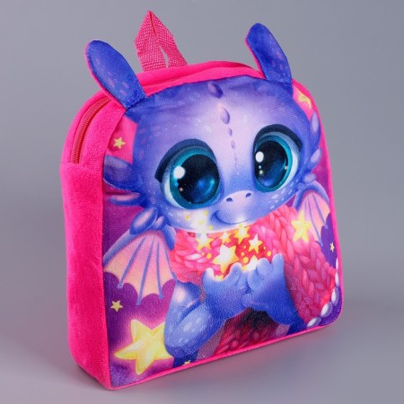 Baby backpack "Lilac Dragon", p. 24 × 24 cm-2