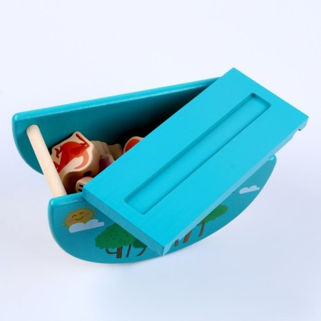 Children's Wooden Toy 2 B1 Balancir + Lining "Beasts" 18 × 9.5 × 10 cm-1