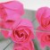 Soap roses, fuchsia, set of 10 pcs.