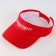 Visor "President", red color