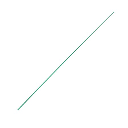 Pegs for garter plants, h = 200 cm, d = 1 cm, metal, green, greengo