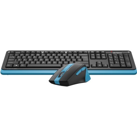 Keyboard + Mouse A4Tech FSTYLER FG1035 Claw: Black/Blue Mouse: Black/Blue USB Wireless 10046-3