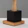 Board Lamp "Finn" E27 40W Black 23x23x41 cm Risalux
