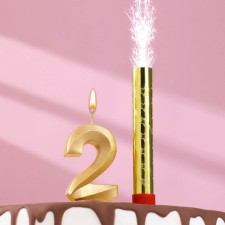 Candle for cake the number 