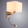 Bra Hall, 1x40W E27 + 1x3W LED, 3000K, 180LM, bronze color