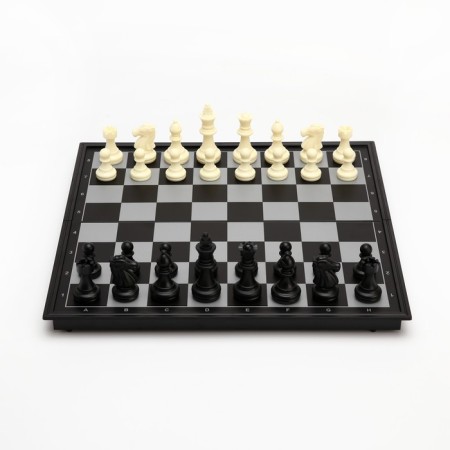 Chess, checkers, backgammon, magnetic board games, set 3 in 1, 32 x 32 cm-2