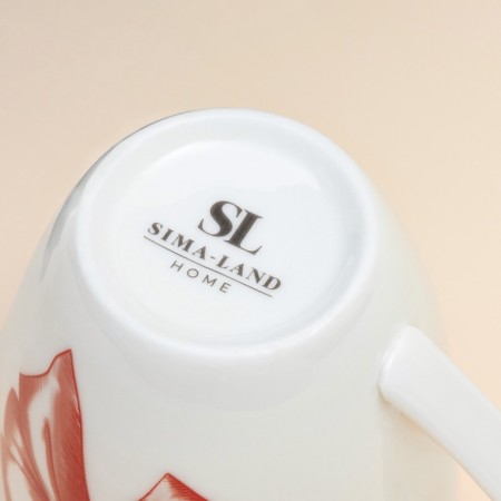 New Year's circle SL Home "Great Time", 400 ml, 9 × 10 cm, porcelain, white-3