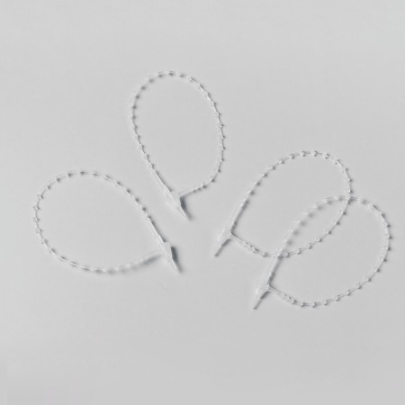The screed is plastic with balls l = 13, the color is transparent (set 1000 pcs.)-1